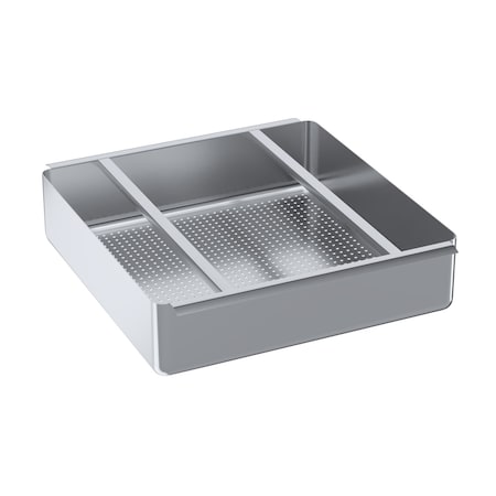 Amgood Stainless Steel Scrap Basket 20 in. x 20 in. x 5 in. For Commercial Sinks PRDB-20205